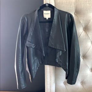 BB Dakota Black Faux Leather Jacket